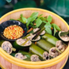 ốc nhồi ống nứa cà te